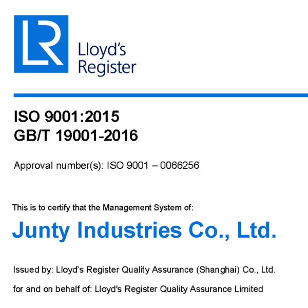 ISO 9001:2015 Quality Certificate Renewed by Lloyd’s Register